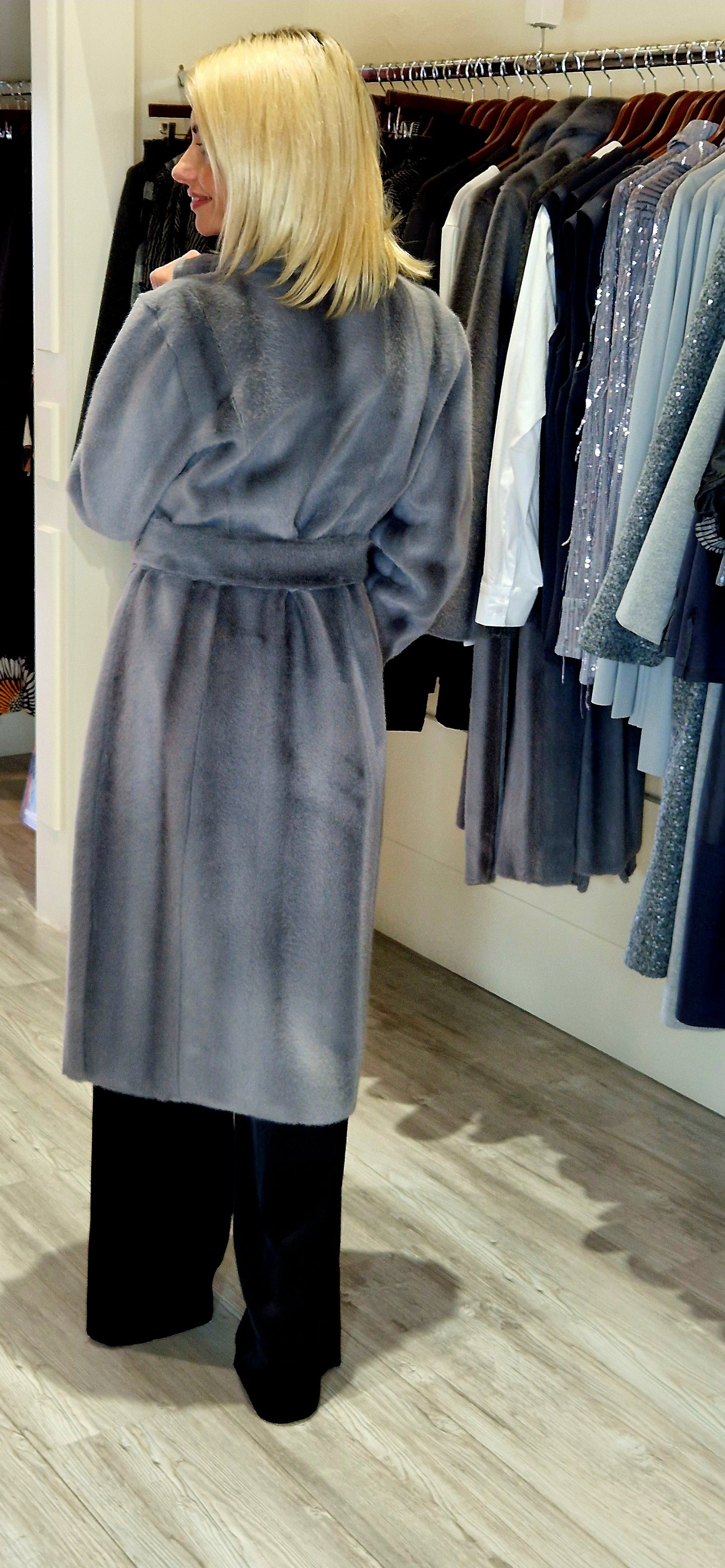 Lara Reversible Grey Coat