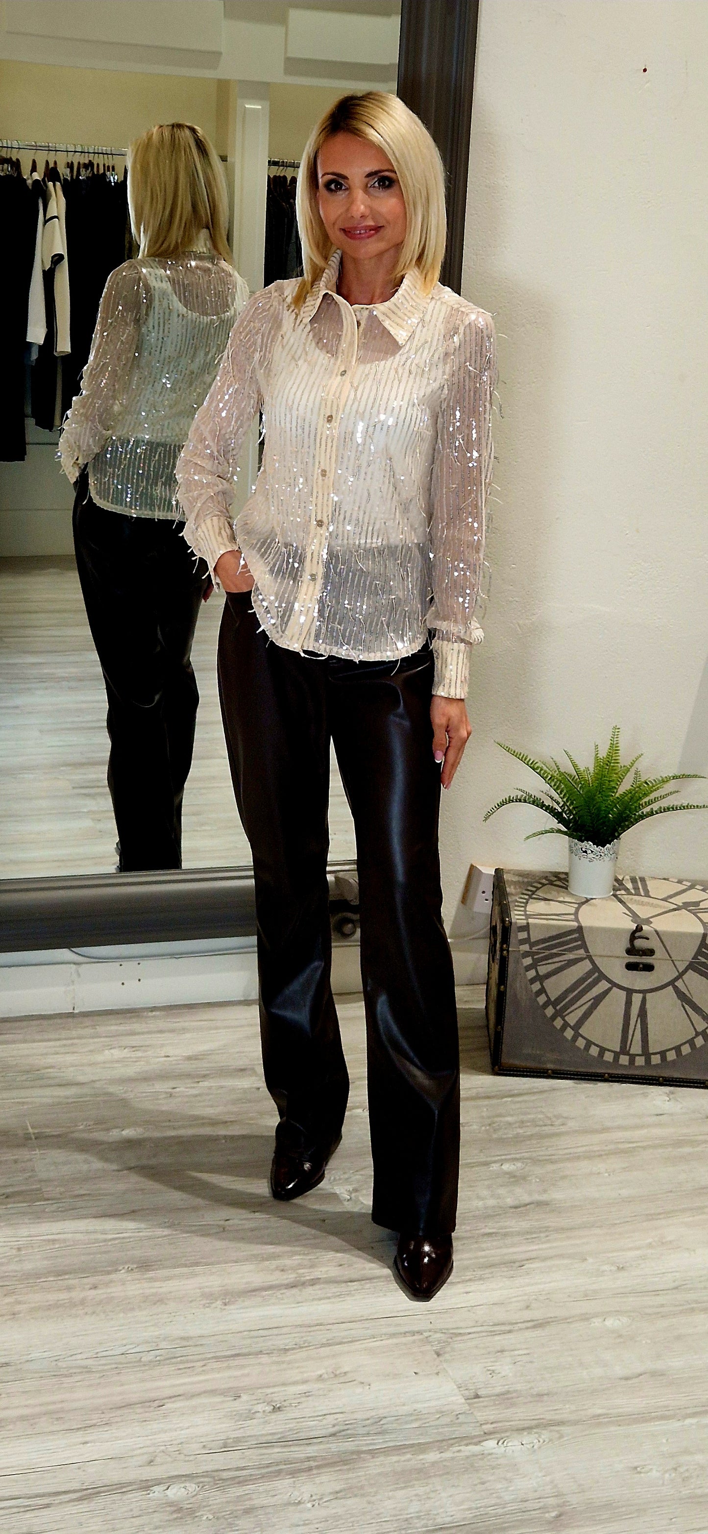 Barcelona Gold Shimmer Shirt