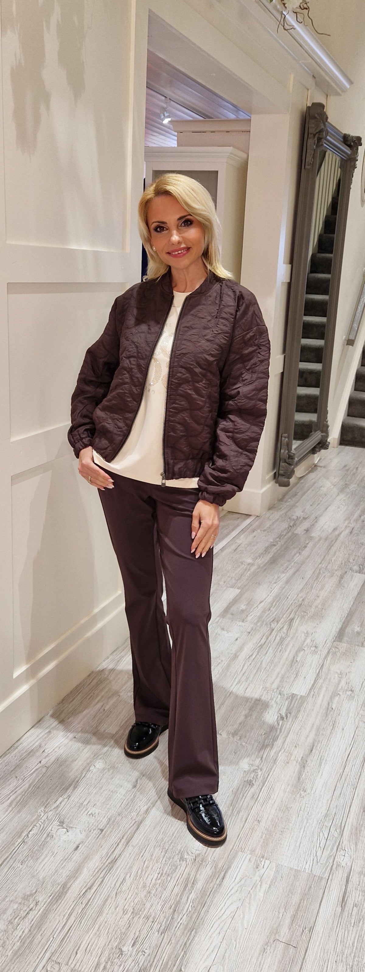 Espresso Quilted Jacket