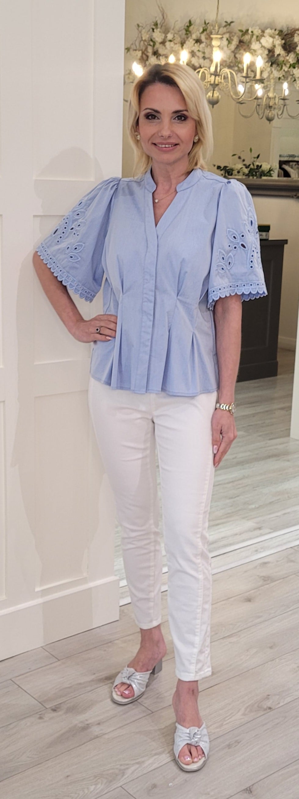 Poppy Blue Shirt