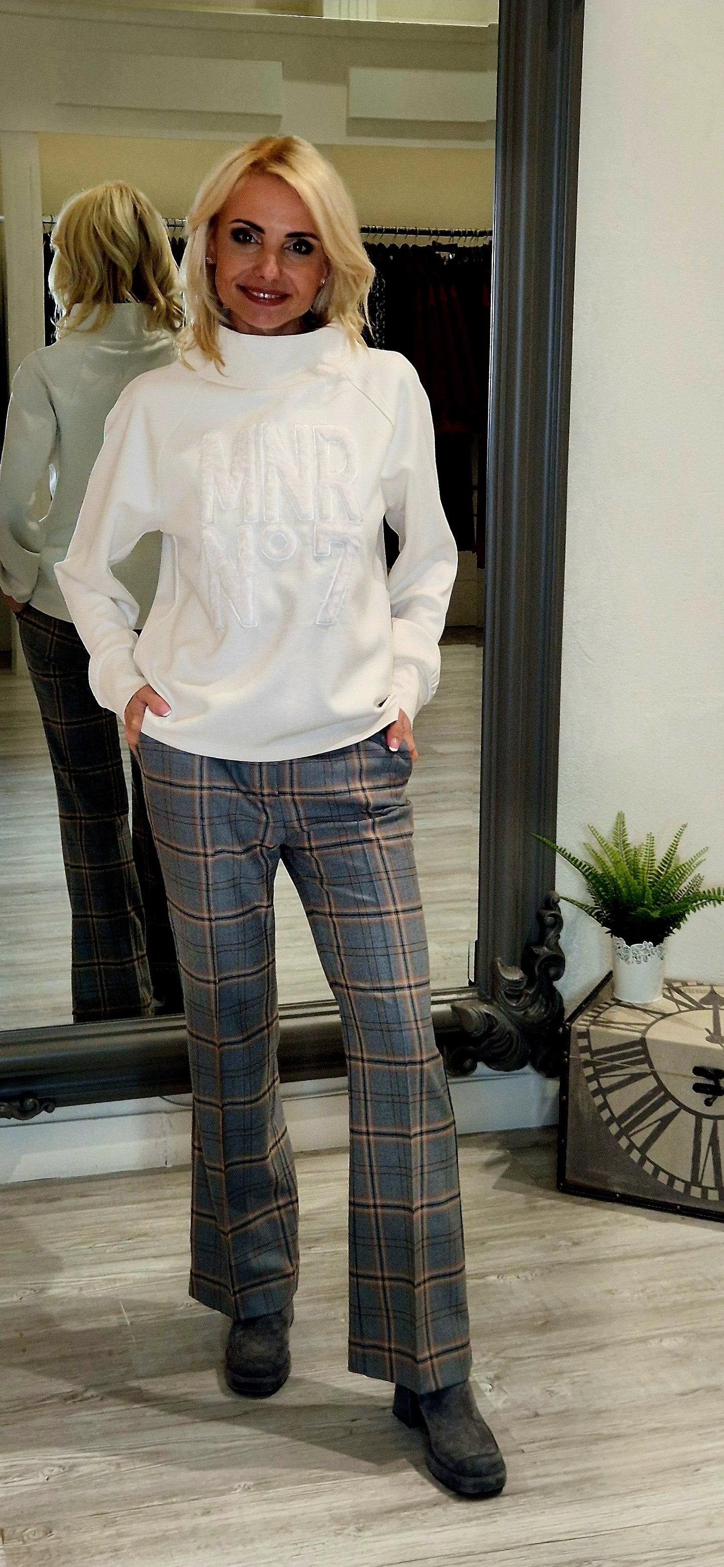 Grey & Camel Classic Trousers