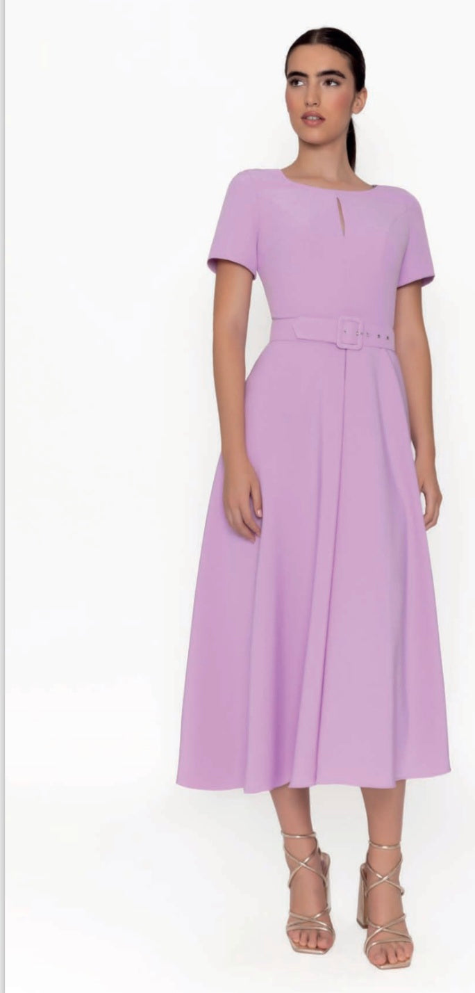 Lavender Midi Dress