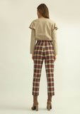 Red And Green Check Trousers