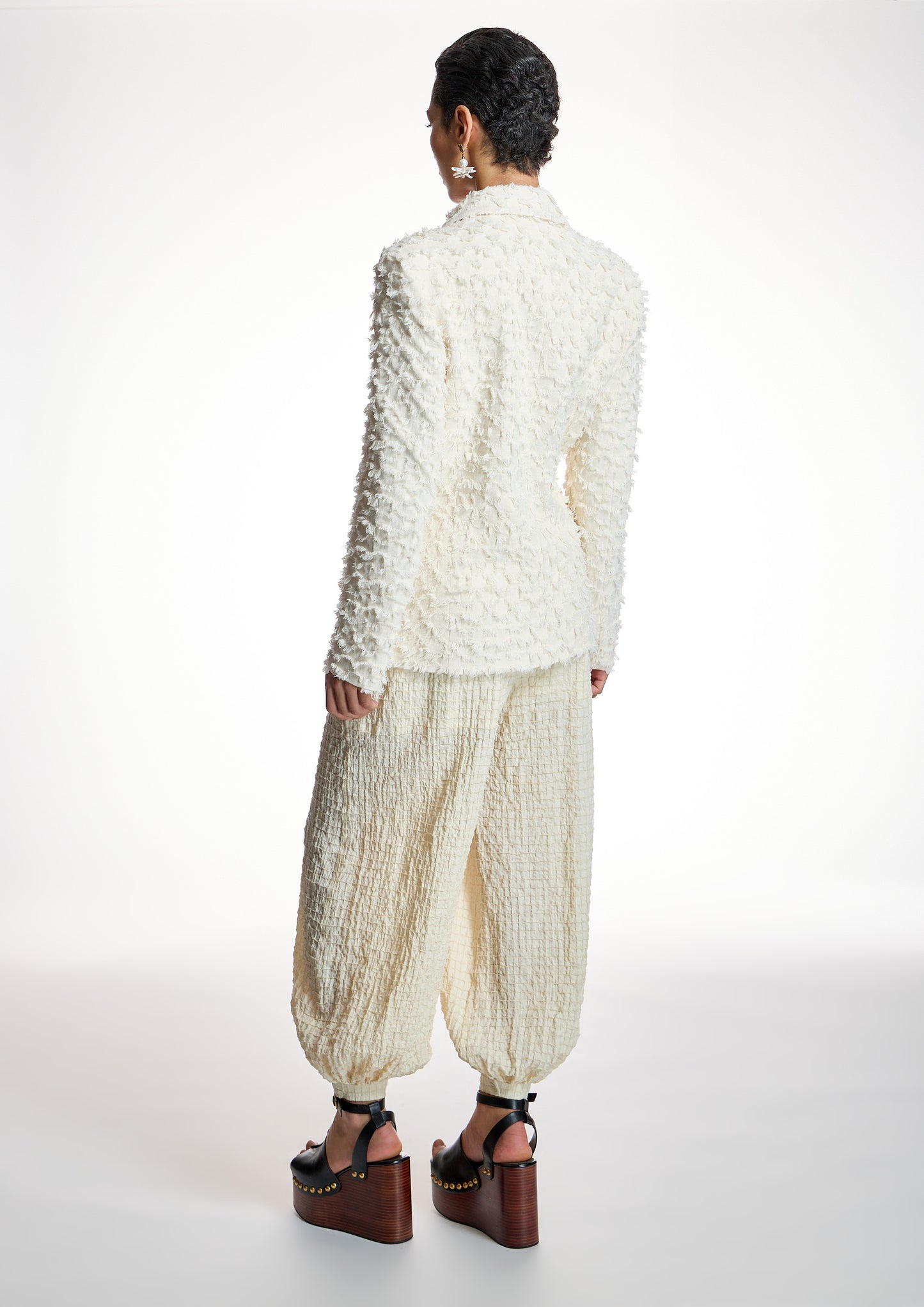 Cream Jacket With Beautiful Details