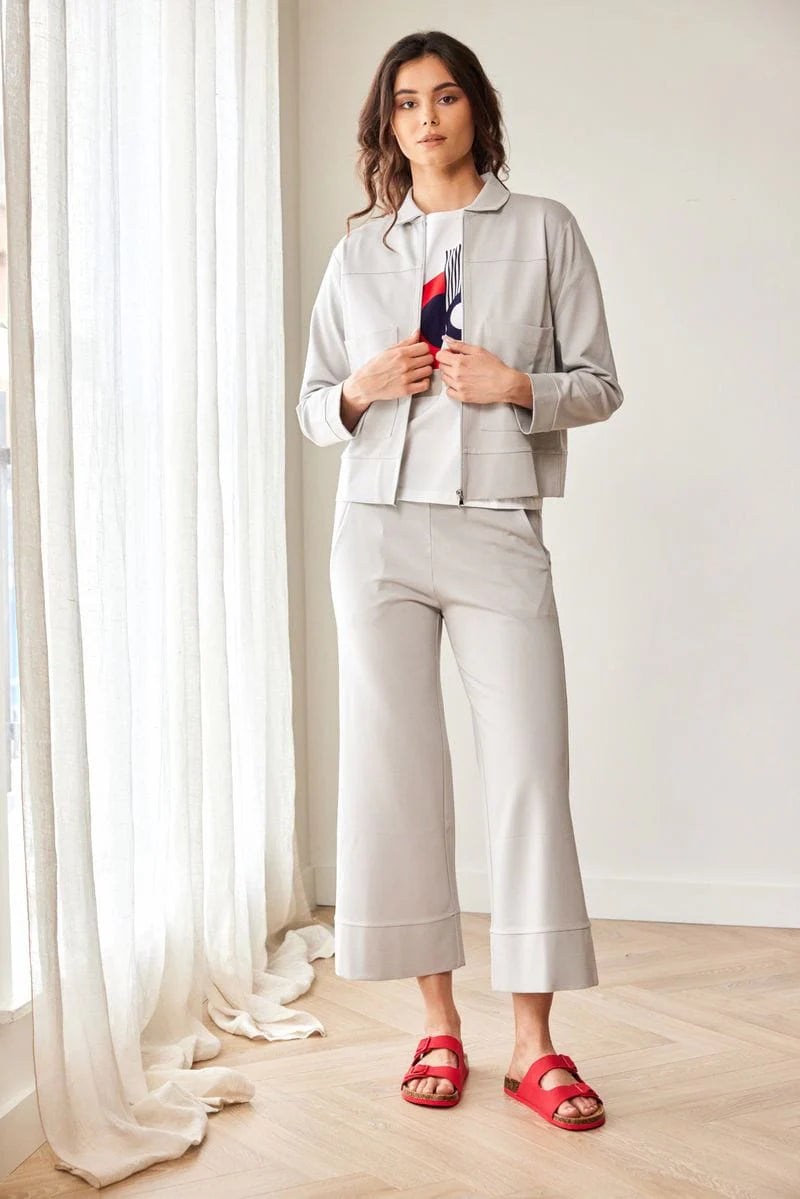 Grey Double Pocket Jacket