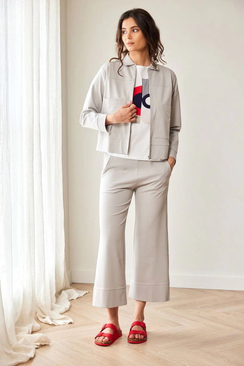 Grey Double Pocket Jacket
