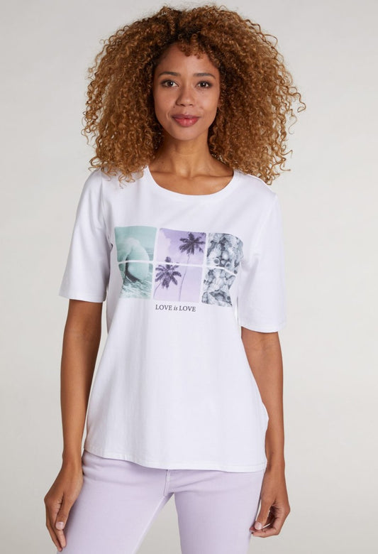 T-Shirt with Photo Motifs