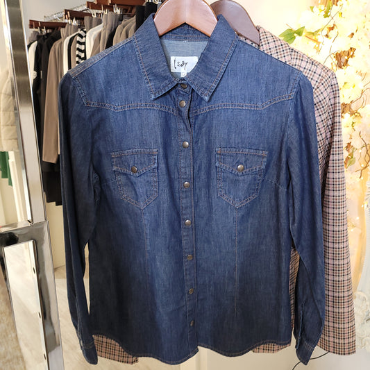 Diva Dark Denim Shirt