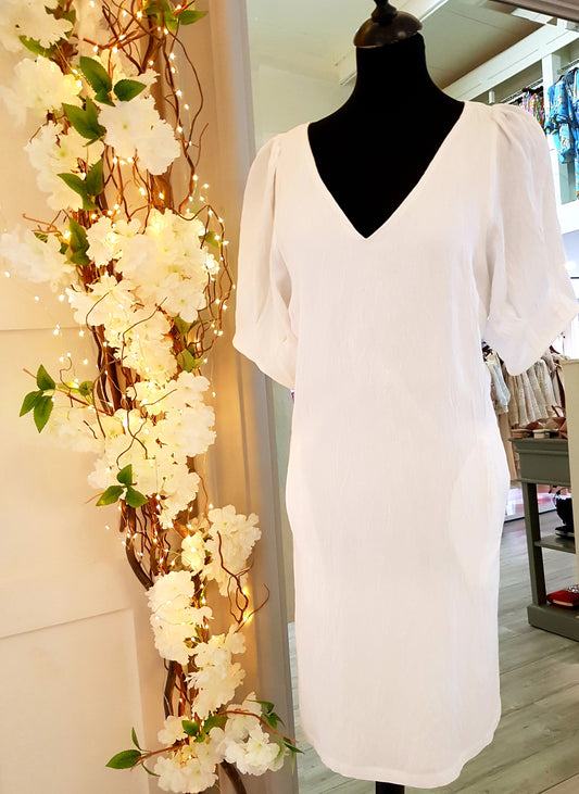 White Short Dress
