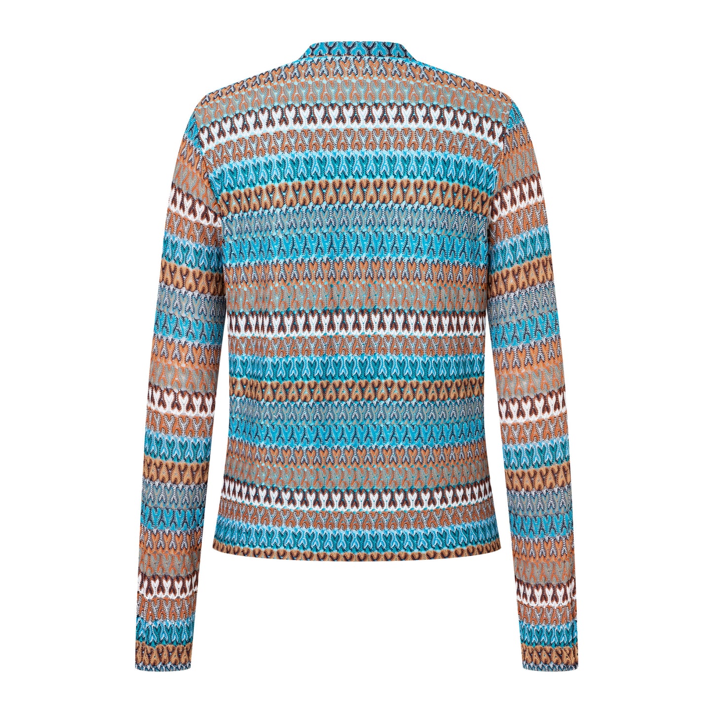 Blue Printed Bomber Jacket