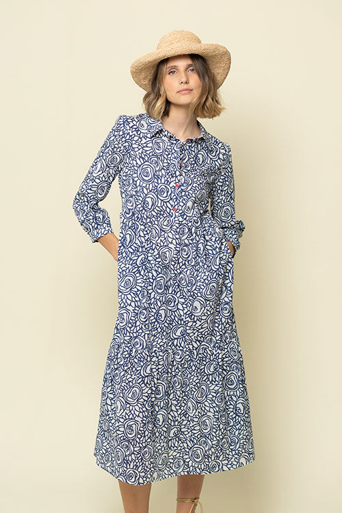 Blue Flower Dress