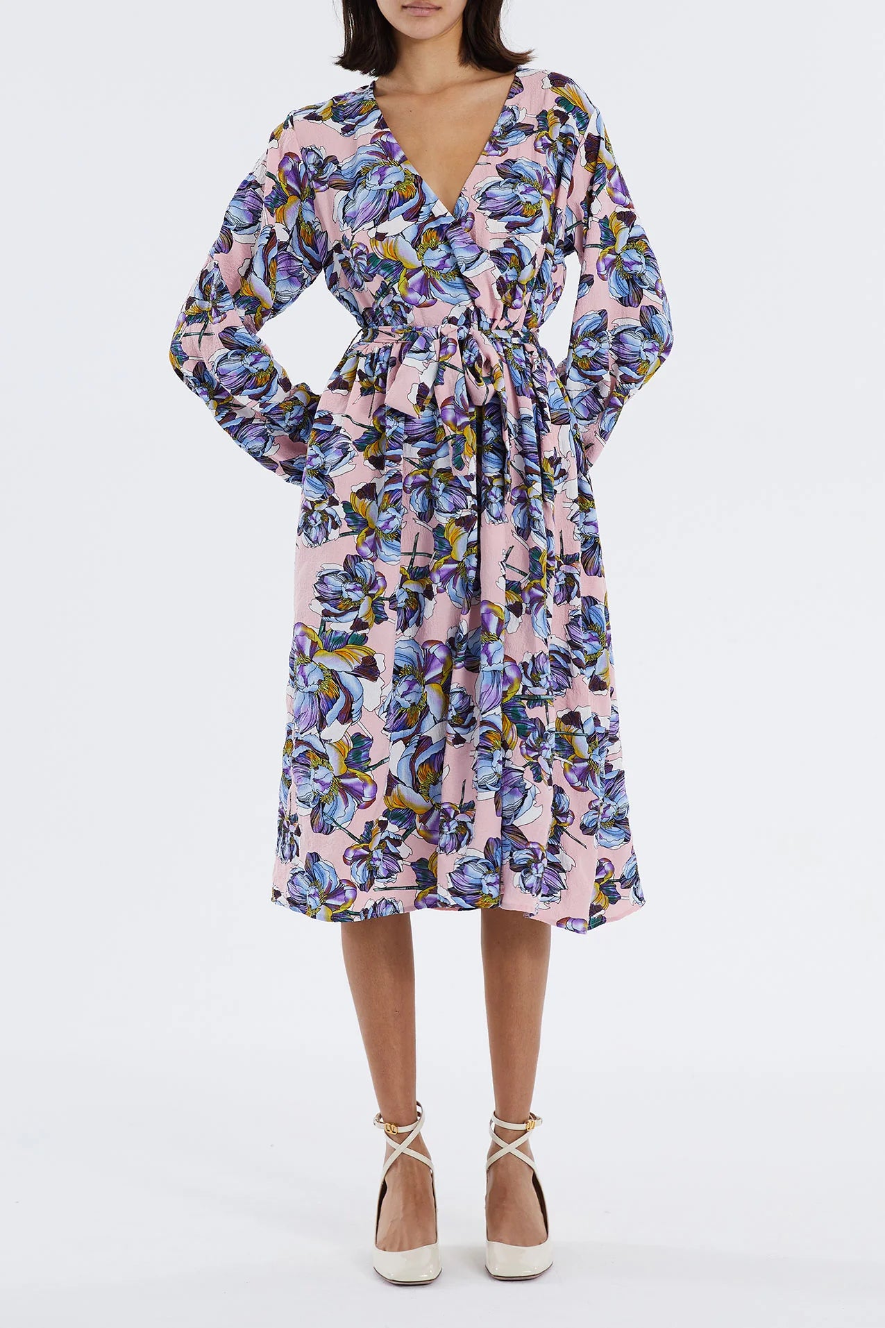 Abigail Flower Midi Dress