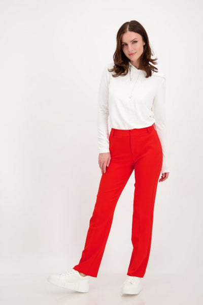 Red Classic Trousers