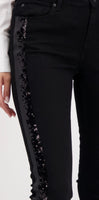 Black Jeans With Sequins