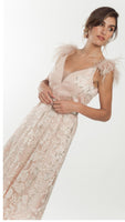Laura Lace & Feather Dress