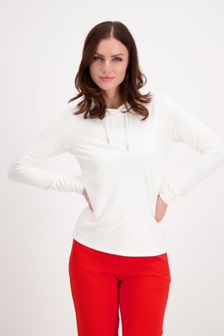 Ivory Top With Front Print