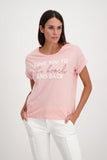 Pink Cotton T-Shirt With Print