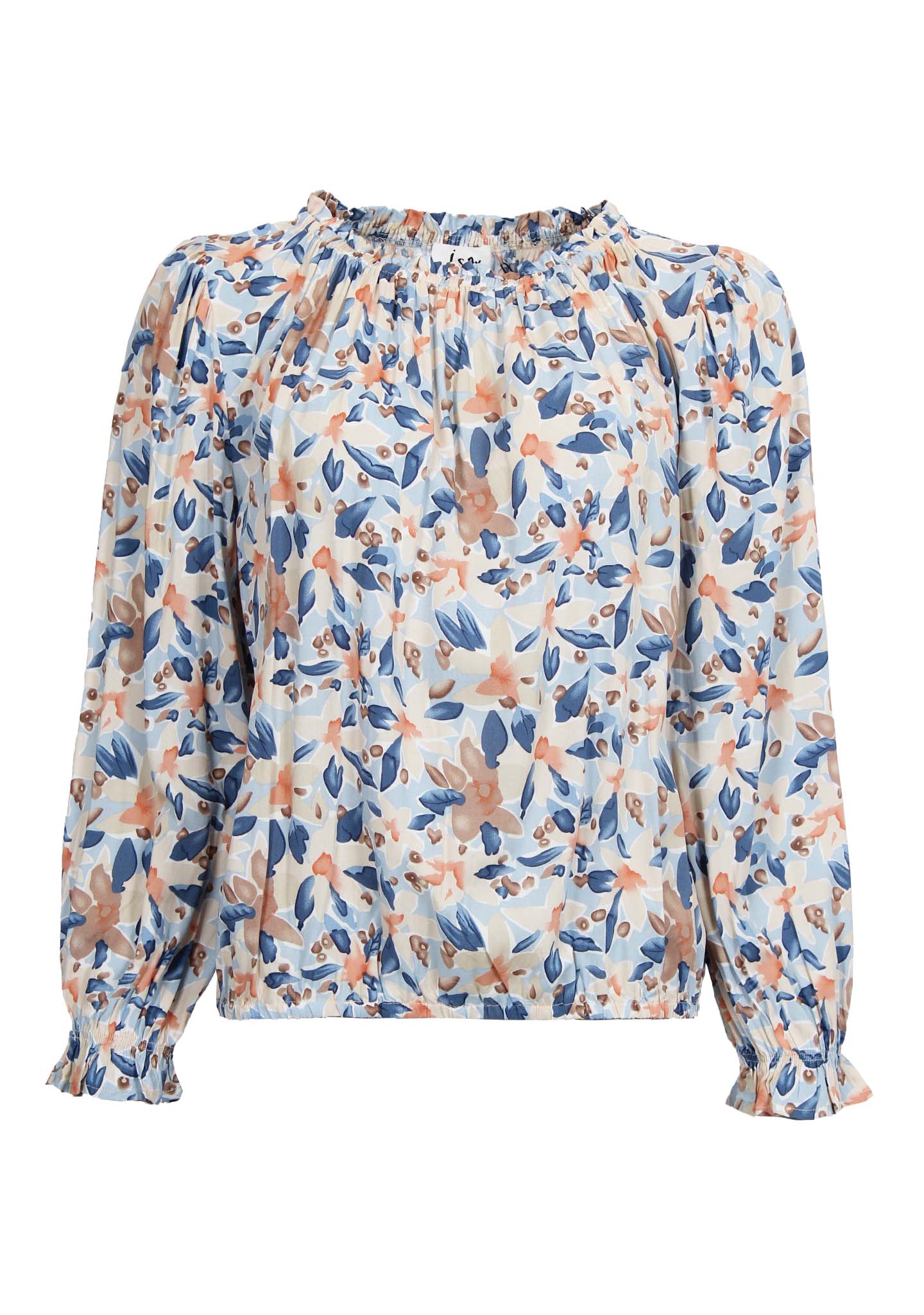 Tanna Blue Printed Blouse