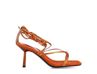 Eutimia Orange Stripe Sandal