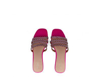 Pink Fuchsia Sparkly Sandal